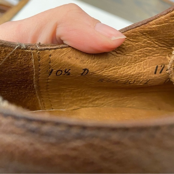 Frye || Mixed Leather Wingtip Oxford Derby Shoes Brown‎ 10.5 main image 11